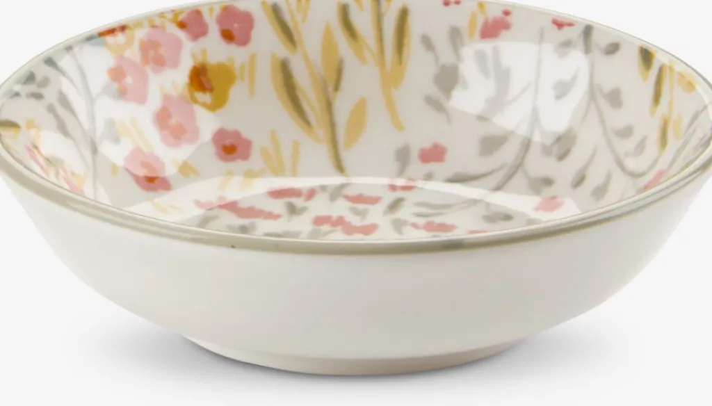 Platos, Boles Y Cubiertos>JYSK EMILBol EMIL Ø10xA3cm con flores