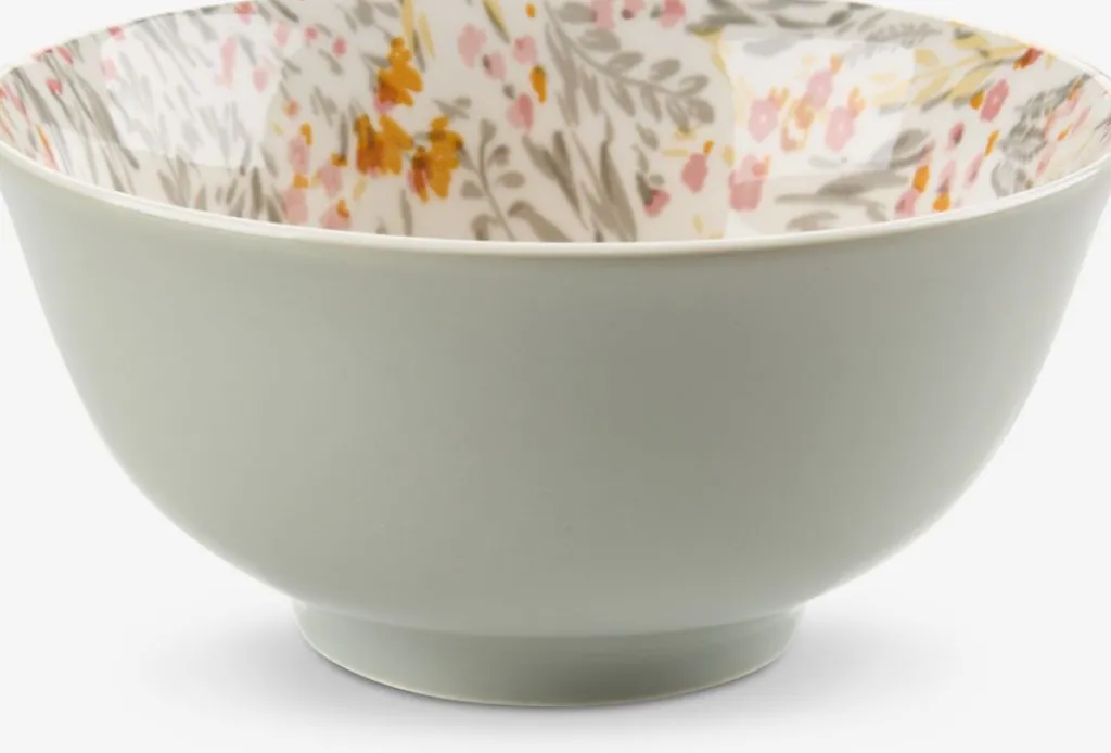 Platos, Boles Y Cubiertos>JYSK EMILBol EMIL Ø16xA8cm con flores