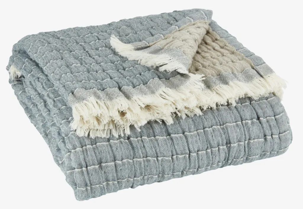 Mantas>JYSK ENEManta ENE 130x170 azul/beis