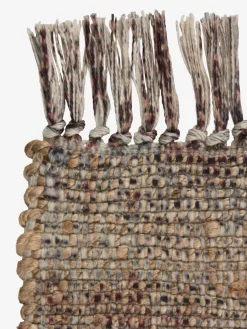Alfombras Pequeñas|Alfombras>JYSK ENGSYREAlfombra ENGSYRE 70x140 natural/berenjena