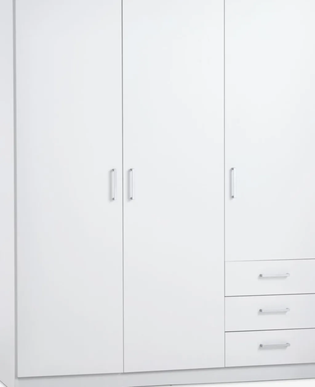Armarios|Todos Los Armarios>JYSK FANDRUPArmario FANDRUP 145x176 3 puertas 3 cajones Blanco