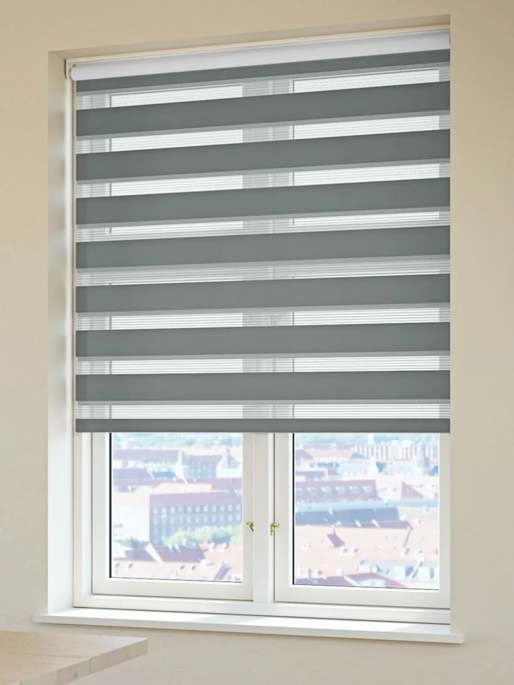 Estores Dobles>JYSK FEMRISEstor doble FEMRIS 45x180cm Gris