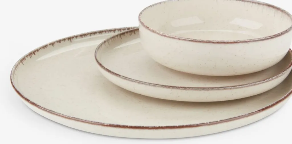 Platos, Boles Y Cubiertos>JYSK FERDUSPlato FERDUS Ø19cm beis Beige