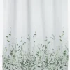 Cortinas De Baño>JYSK FILIPSTADPLUSCortina de ducha FILIPSTAD 150x200cm blanco/verde
