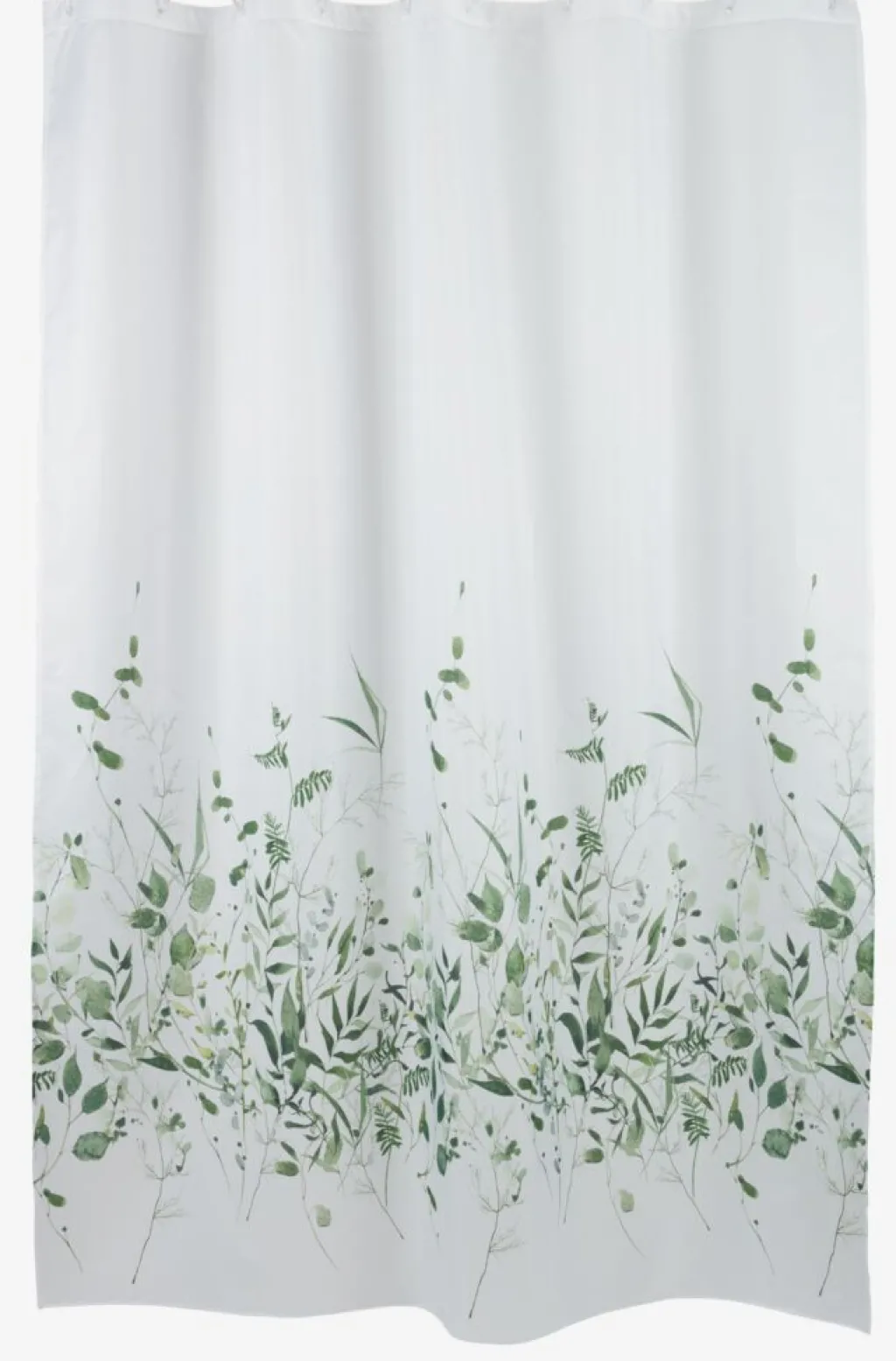 Cortinas De Baño>JYSK FILIPSTADPLUSCortina de ducha FILIPSTAD 150x200cm blanco/verde