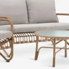 Conjuntos Mesa Y Sillas De Jardín|Muebles De Jardín>JYSK FJANDConjunto muebles jardín FJAND 4 plazas bambú natural