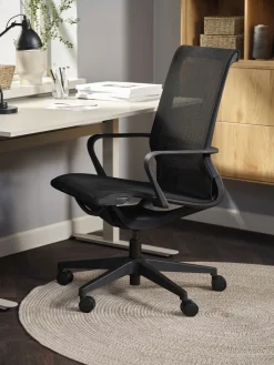 Sillas De Oficina|Sillas Gaming>JYSK FOLBYSilla de oficina FOLBY malla negro/negro