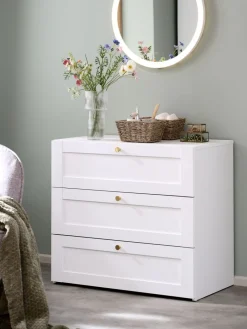 Cómodas|Cómodas>JYSK FRAMLEVCómoda FRAMLEV 3 cajones Blanco