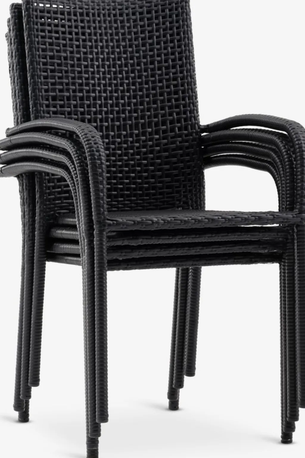 Sillas De Jardín>JYSK FUGLEBJERGSilla apilable FUGLEBJERG negro