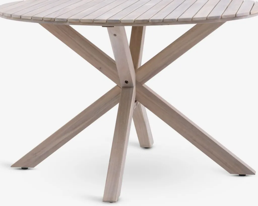 Mesas De Jardín>JYSK FUGLSANDMesa de jardín FUGLSAND Ø120 madera dura