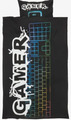 Juegos De Funda Nórdica|Juegos De Funda Nórdica Infantiles>JYSK GAMINGPLUSJuego funda nórdica GAMING 155x220 negro