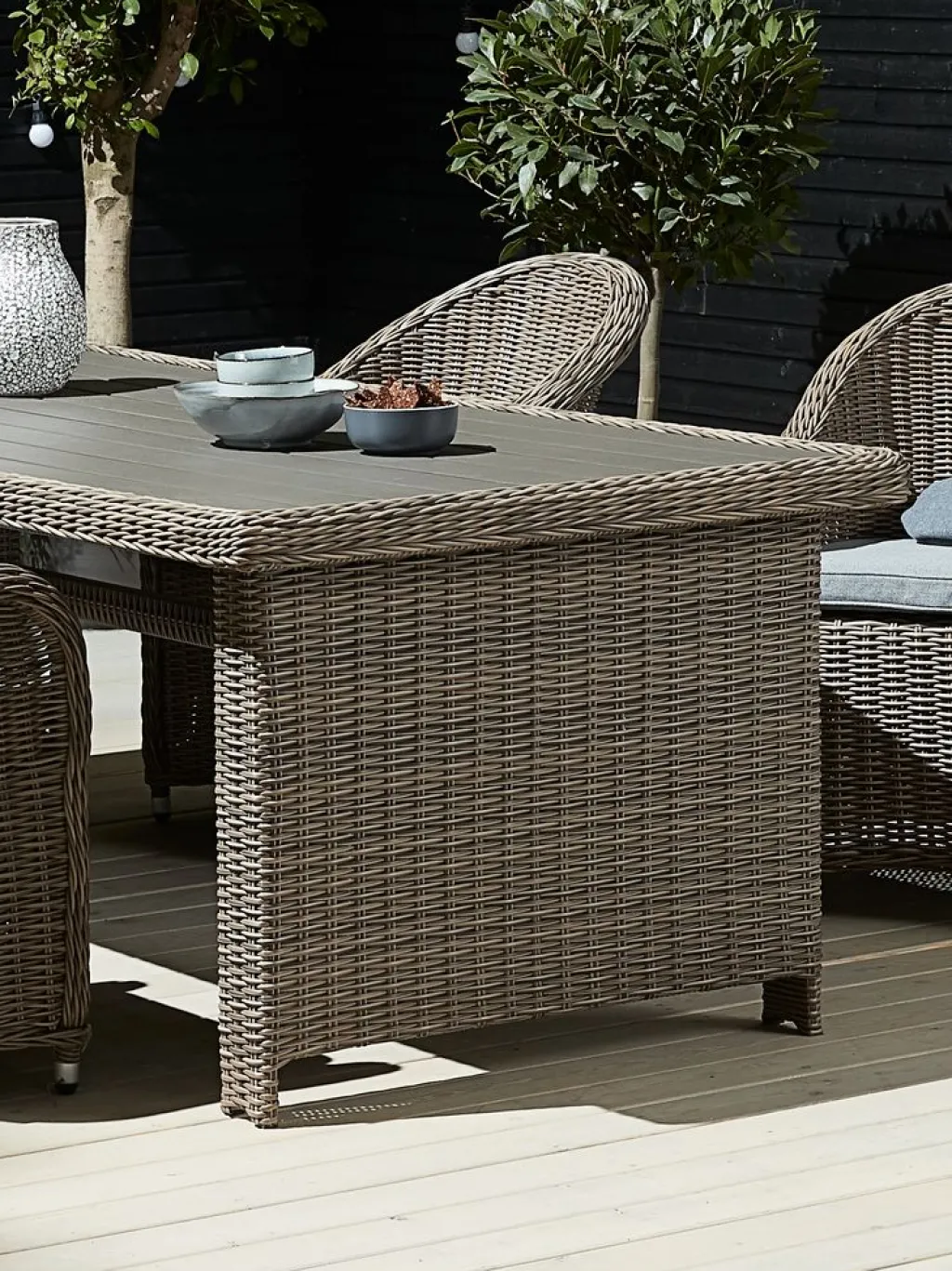 Mesas De Jardín>JUTLANDIA GAMMELBYMesa de jardín GAMMELBY A100xL225 gris
