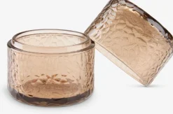 Cuidado Personal|Accesorios>JYSK GENEVADBote GENEVAD Ø8xA10cm cristal marrón