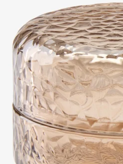 Cuidado Personal|Accesorios>JYSK GENEVADBote GENEVAD Ø10xA6cm cristal marrón