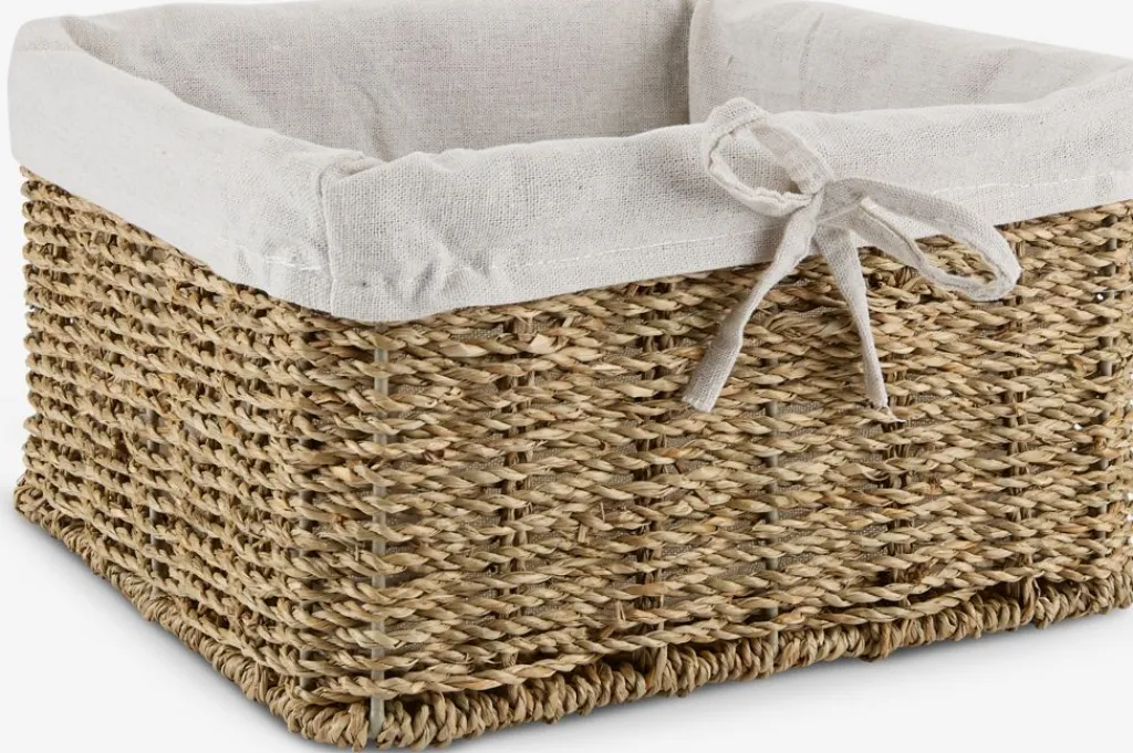 Todas Las Cestas|Cestas Y Cajas>JYSK GJERMUNDCesta GJERMUND A25xL25xA15cm natural