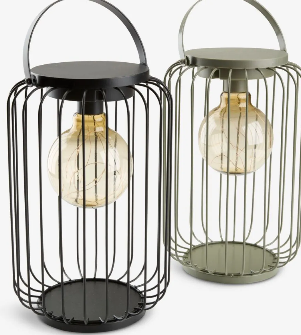 Iluminación Exterior>JYSK GLENTELámpara a pilas GLENTE Ø18xA28cm variado