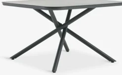 Conjuntos Mesa Y Sillas De Jardín>JYSK GOTHENBURG + KRISTIANSTADMesa GOTHENBURG L120 gris + 4 sillas KRISTIANSTAD verde