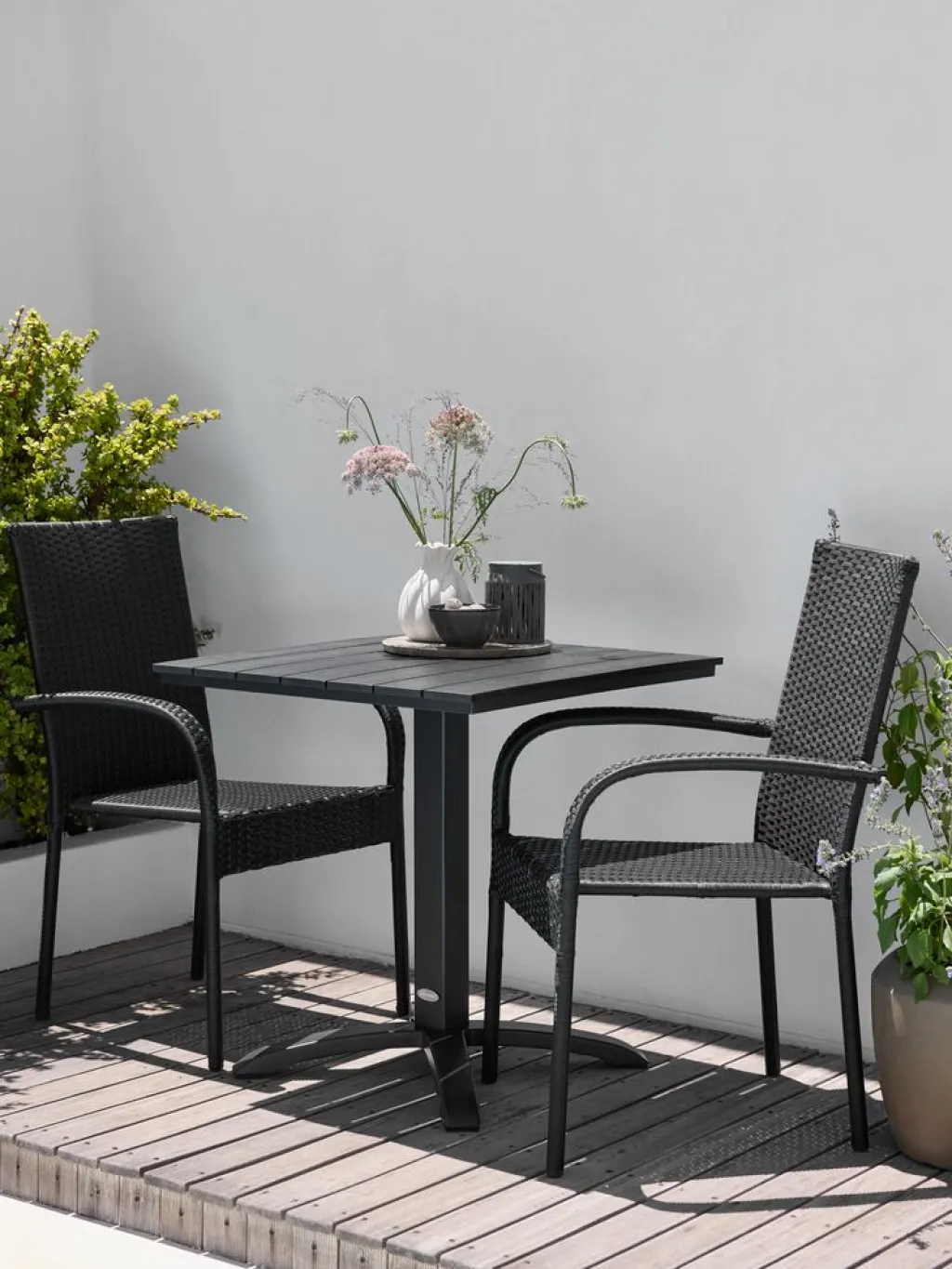 Sillas De Jardín>JYSK GUDHJEMSilla apilable GUDHJEM Negro