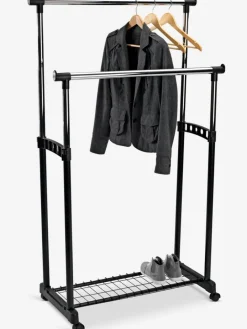 Burros Para Ropa|Burros Para Ropa>JYSK GUDMEBurro para ropa GUDME doble negro/cromo
