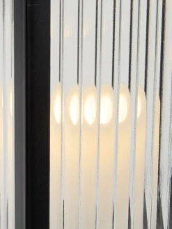 Iluminación Exterior>JYSK GULDSMEDFarol GULDSMED A16xL16xA29cm con LED negro