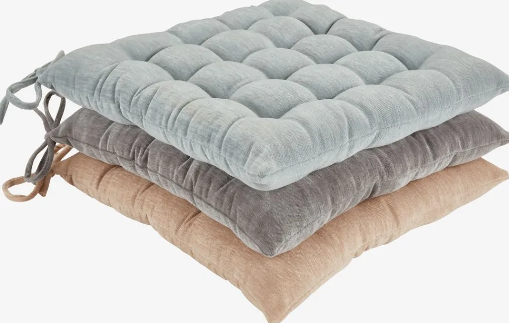 Cojines De Asiento>JYSK GULLRISPCojín de asiento GULLRISP 40x40x5 Gris