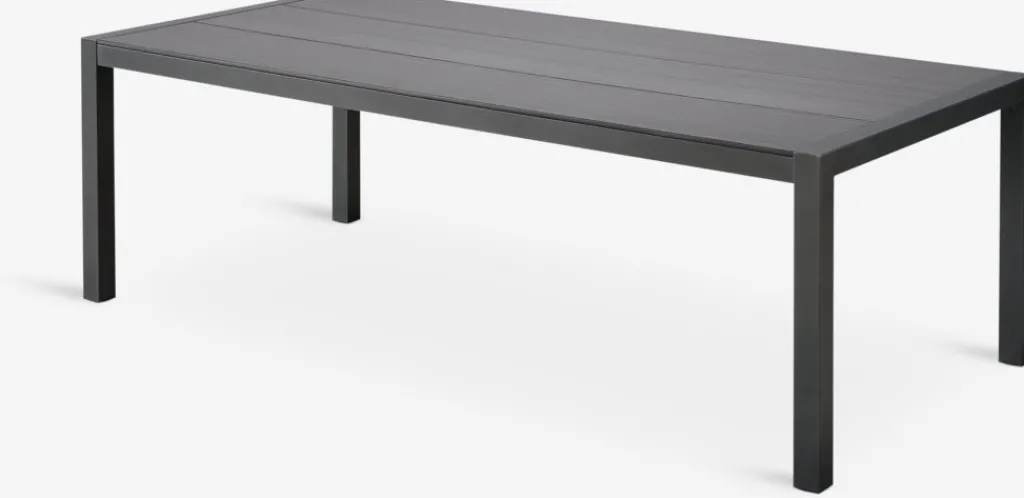 Conjuntos Mesa Y Sillas De Jardín>JUTLANDIA HAGEN + MYSENMesa HAGEN L214 + 4 sillas MYSEN gris
