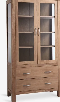 Vitrinas|Vitrinas>Royal Oak HAGEVitrina HAGE 2 puertas 2 cajones roble natural