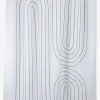 Cortinas De Baño>JYSK HAKKASPLUSCortina de ducha HAKKAS 180x200cm blanco/gris