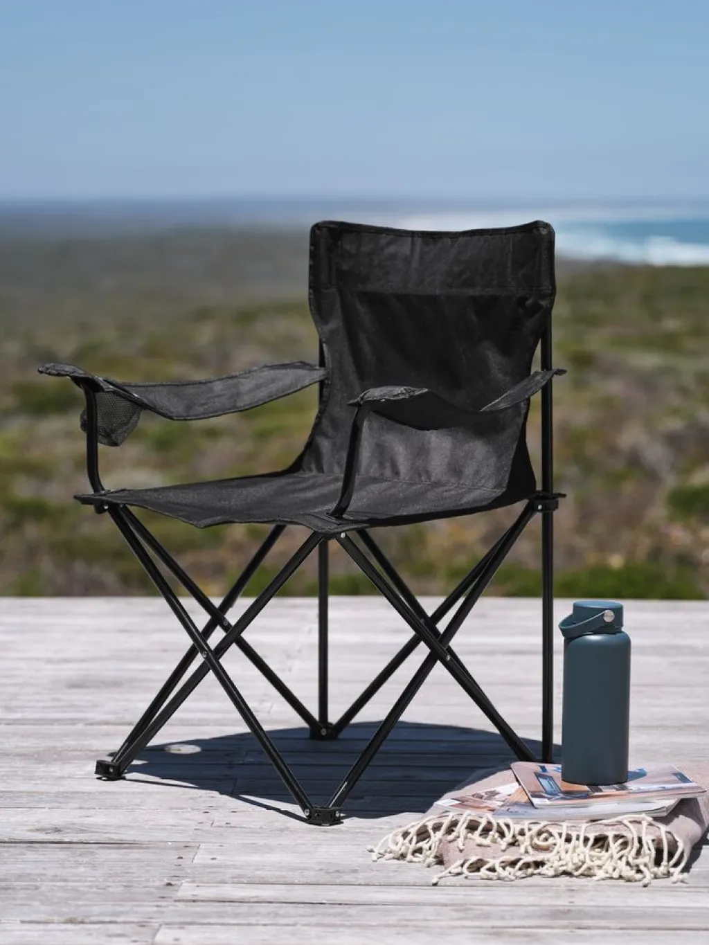 Sillas De Camping|Sillas De Jardín>JYSK HALDBAKKENSilla de camping HALDBAKKEN negro