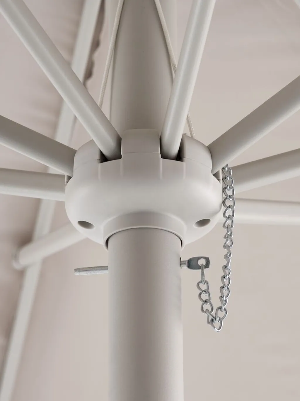 Sombrillas>JYSK HALKSombrilla inclinable HALK Ø300 beis con mástil beis Beige