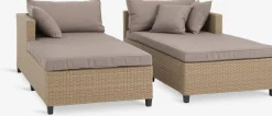 Muebles De Jardín|Tumbonas>JYSK HALLINGTumbona HALLING A179xL187 Natural