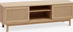 Muebles De TV>JYSK HALMSTADMueble TV HALMSTAD 2 puertas correderas color roble cálido