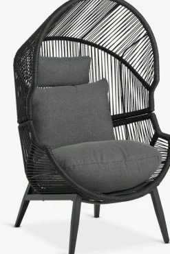 Sillas De Jardín|Muebles De Jardín>JYSK HALVREBENESillón de exterior HALVREBENE Negro