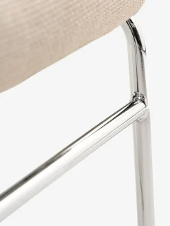 Sillas De Comedor>JYSK HAMMELSilla de comedor HAMMEL tela beis/cromo