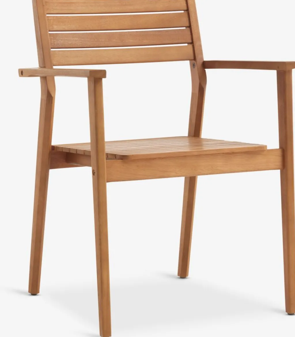 Sillas De Jardín>JUTLANDIA HAMRASilla apilable HAMRA madera dura