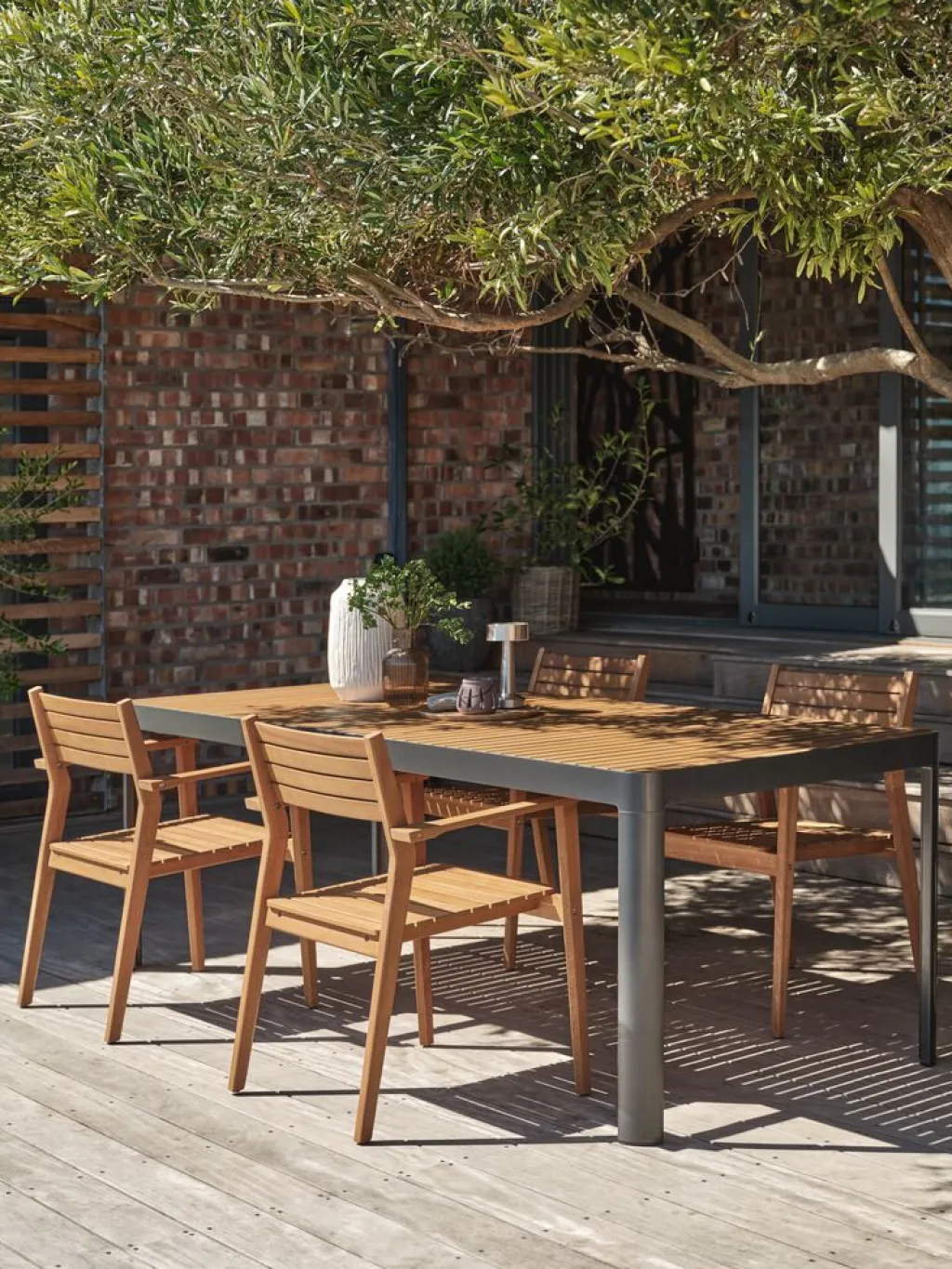 Sillas De Jardín>JUTLANDIA HAMRASilla apilable HAMRA madera dura