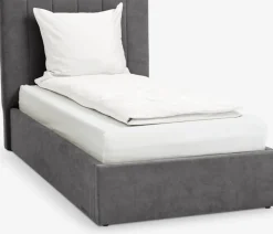 Estructuras De Cama|90 X 190 Cm>JYSK HASLEVEstructura cama HASLEV con almacenaj 90x200 tela gris oscuro