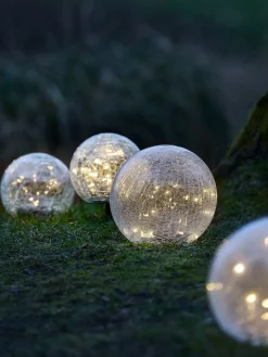 Iluminación Solar>JYSK HAVSVALELámpara solar HAVSVALE Ø15xA25cm transparente