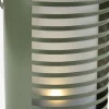 Iluminación Exterior>JYSK HAVTERNELámpara a pilas HAVTERNE Ø16xA22cm verde oliva