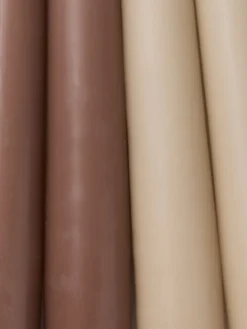 Velas Y Servilletas|Velas Y Servilletas>JYSK HEINOVela HEINO A25cm beis/marrón 4 unidades