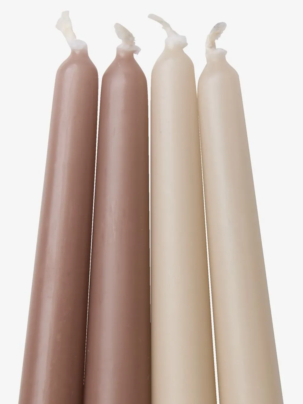 Velas Y Servilletas|Velas Y Servilletas>JYSK HEINOVela HEINO A25cm beis/marrón 4 unidades