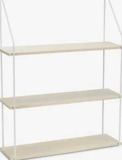 Baldas|Baldas>JYSK HEJLSMINDEEstante de pared HEJLSMINDE 3 estantes blanco/natural Blanco+Natural