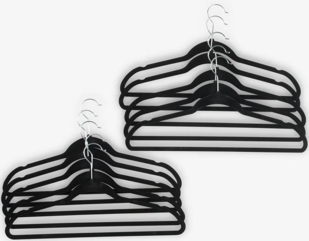 Perchas|Perchas>JYSK HEKTORPerchas HEKTOR L45cm 10 unidades