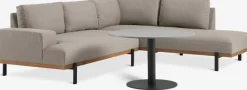 Conjuntos Mesa Y Sillas De Jardín|Muebles De Jardín>JYSK HELAGS + ELLEKILDEConjunto jardín HELAGS negro + ELLEKILDE 5 plazas topo