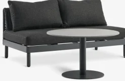 Conjuntos Mesa Y Sillas De Jardín|Muebles De Jardín>JYSK HELAGS + VOSSConjunto jardín HELAGS + VOSS 2 plazas negro