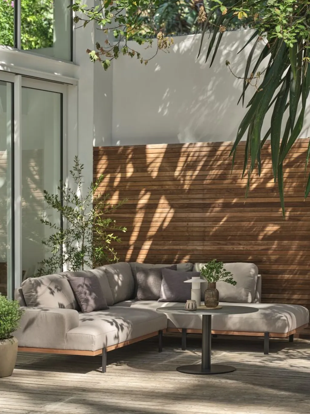 Mesas De Jardín|Muebles De Jardín>JYSK HELAGSMesa auxiliar HELAGS Ø85xA50 negro