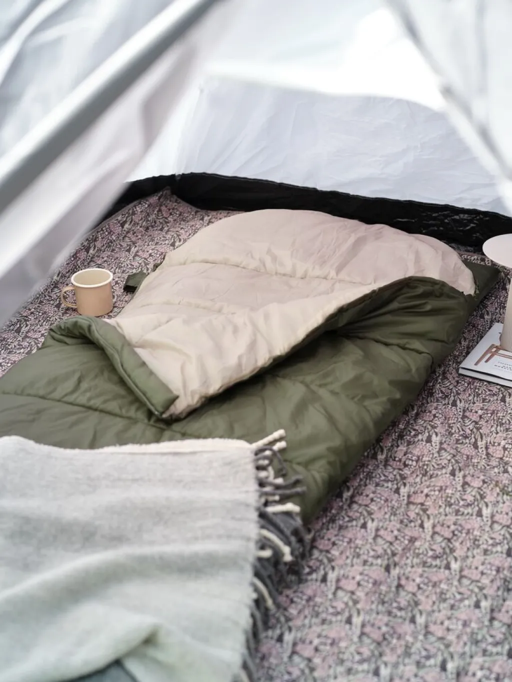 Sacos De Dormir>JYSK HELLASKOGENSaco de dormir HELLASKOGEN A75xL220 caqui