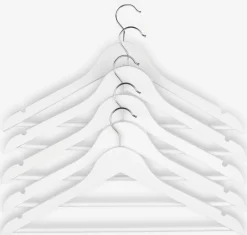 Perchas|Perchas>JYSK HELMUTPerchas HELMUT L45cm 5 unidades Blanco