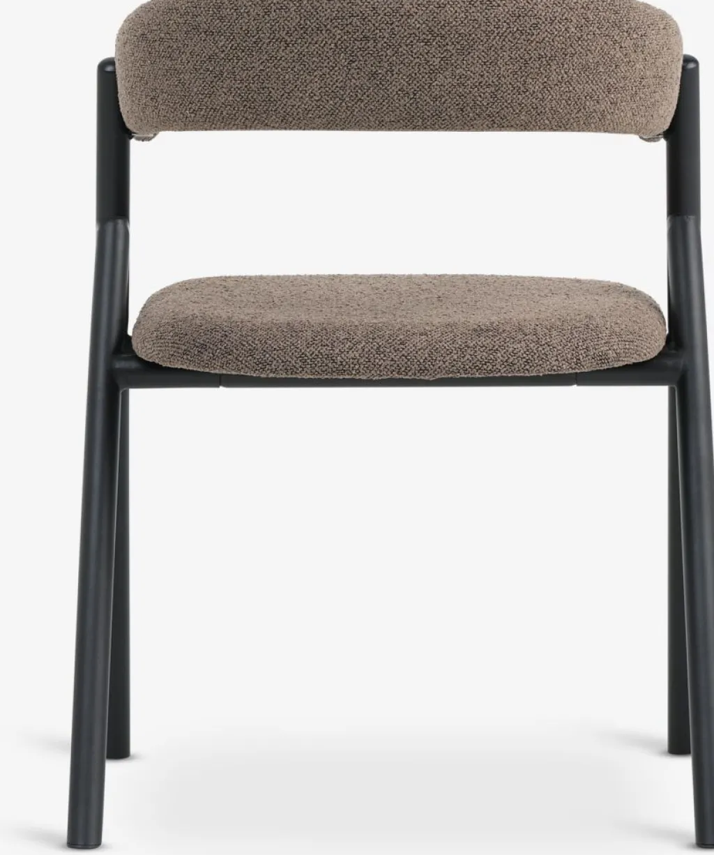 Sillas De Comedor>JYSK HINDEVADSilla de comedor HINDEVAD tela marrón claro/negro