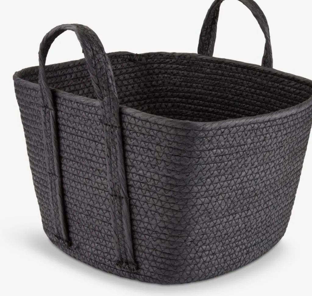 Todas Las Cestas|Cestas Y Cajas>JYSK HJALTICesta HJALTI A30xL30xA20cm negro